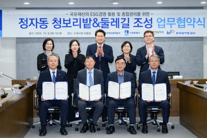 2.수원시수원정자동에청보리밭둘레길조성한다