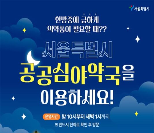 24만 시민 찾은 서울시 공공심야약국, 심야 의약품 공백 메웠다